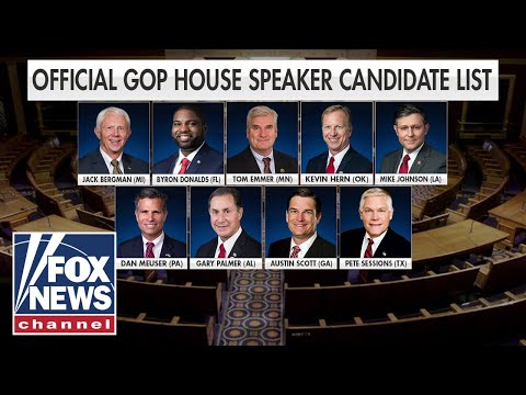 Nine Republicans join race for House speaker: 'Back to square one'