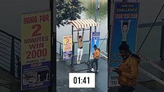 hang for 2 min challenge || adventure Island || metro walk 💵💸|| #shorts🤣🤣 #funnyvideo