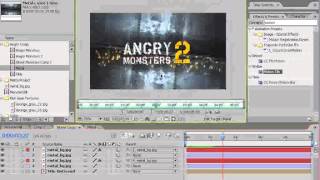 Tutorial After Effect CS6 - Breaking Layer And Manipulated In 3D Space