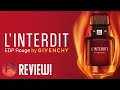 Givenchy L&#39;Interdit Eau De Parfum Rouge Review! 2021 Release! My honest review.