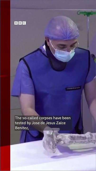 These viral “alien bodies” have undergone lab tests in Mexico. #BBCNews