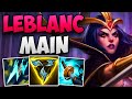 Challenger leblanc main solo carry gameplay  challenger leblanc top gameplay  patch 1324 s13
