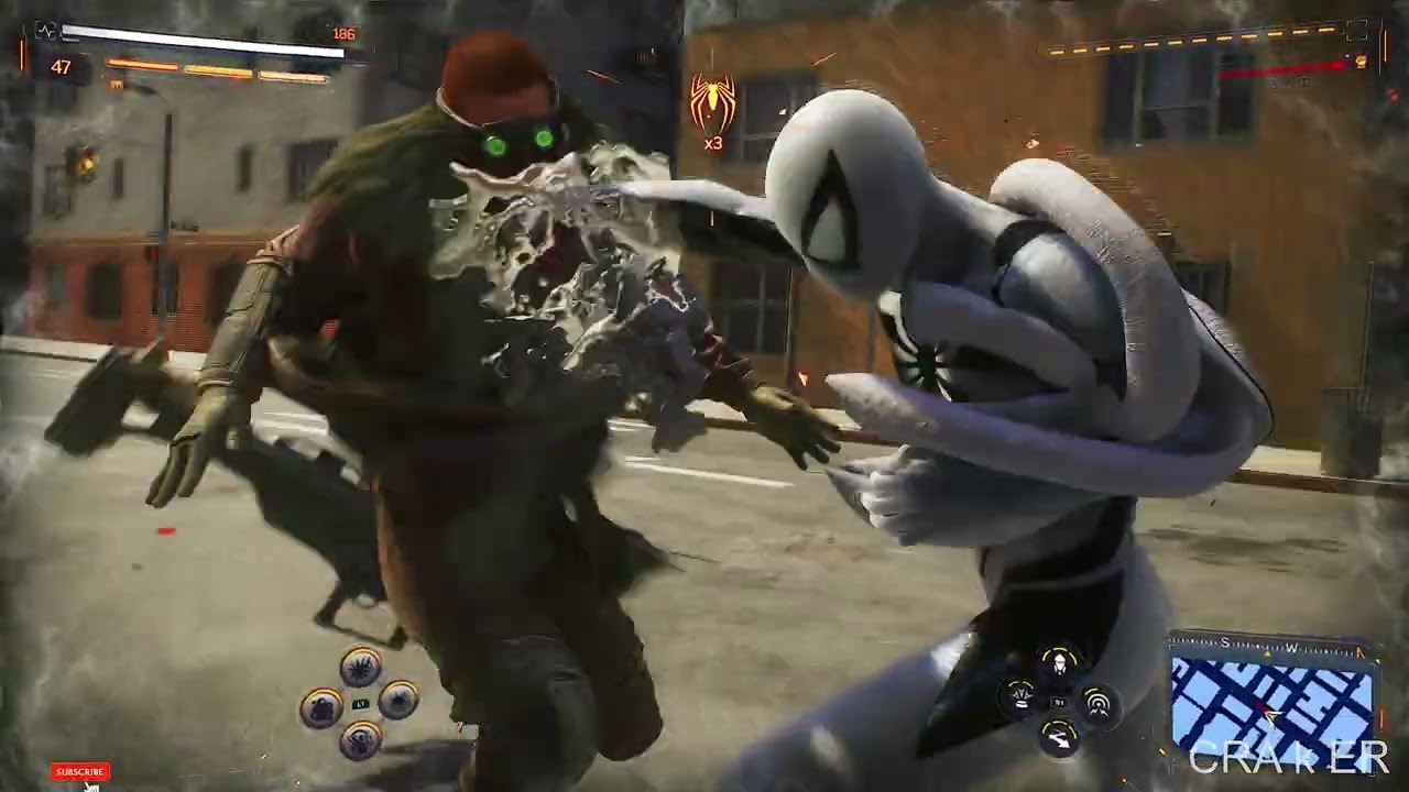 Webbed Black suit - Marvel`s Spider-Man 2 Free roam PS5 Gameplay