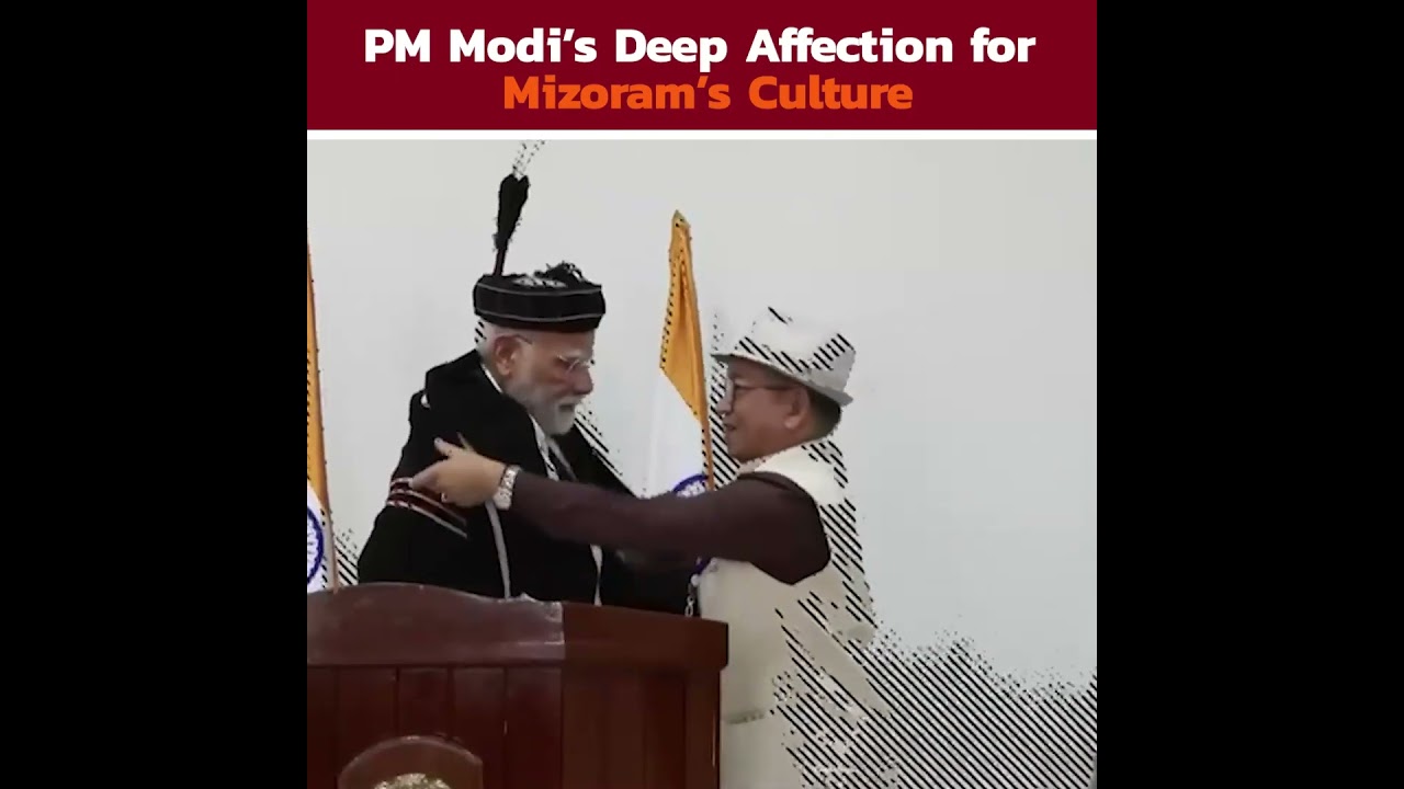 PM Modi Honoured with Traditional Warmth in Mizoram | Northeast’s Love, India’s Pride