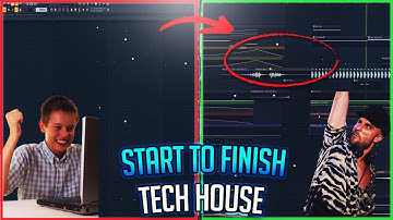Tech House Start To Finish | Tech House Drop From Scratch [FL Studio Tutorial]