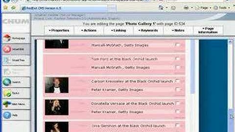 Creating a Gallery Page in RedDot CMS 6.5