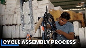 Bicycle Assembling Process | Bicycles Assembly Line | Cycle Manufacturing Process