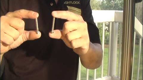 Nightlock Patio Door Lock for Sliding Doors INSTALL VIDEO.mov