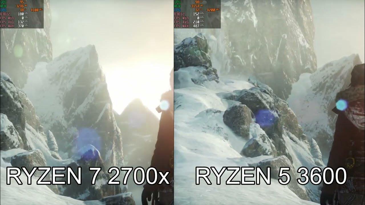 Ryzen 5 3600 Vs Ryzen 7 2700x Streaming