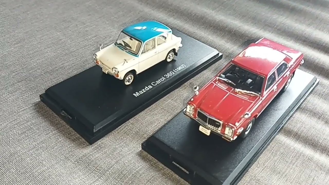 402-617 Hi-Story 1/43 マツダ LUCE CUSTOM GR Hi Story 1/43 Mazda LUCE Custom GR II (1972) Blue Metallic