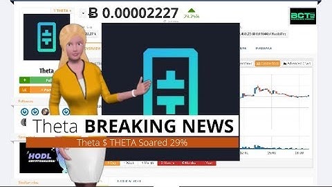 Cryptocurrency Theta $THETA Appreciates 29% In the Last 24 Hours