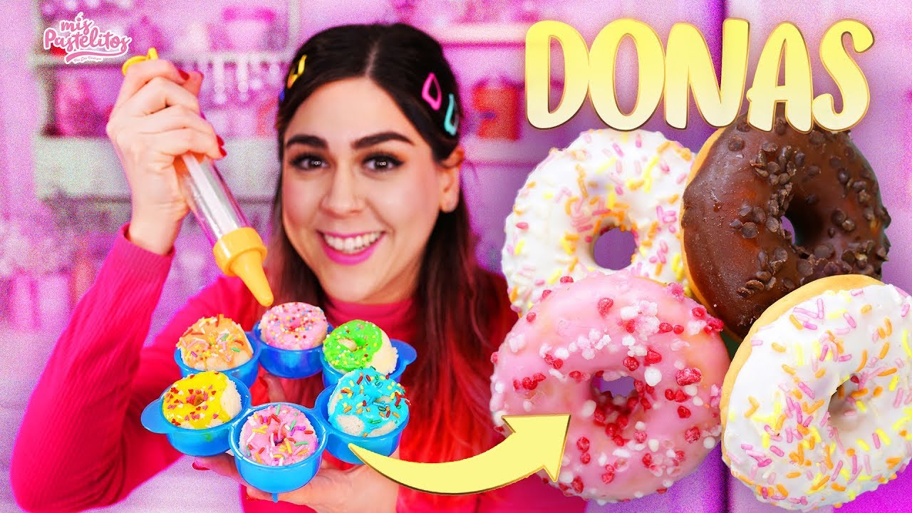 DONAS EN MÁQUINA DE JUGUETE? | MIS PASTELITOS - YouTube