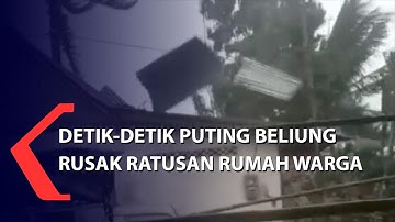 Detik-detik Puting Beliung Rusak Rumah Warga