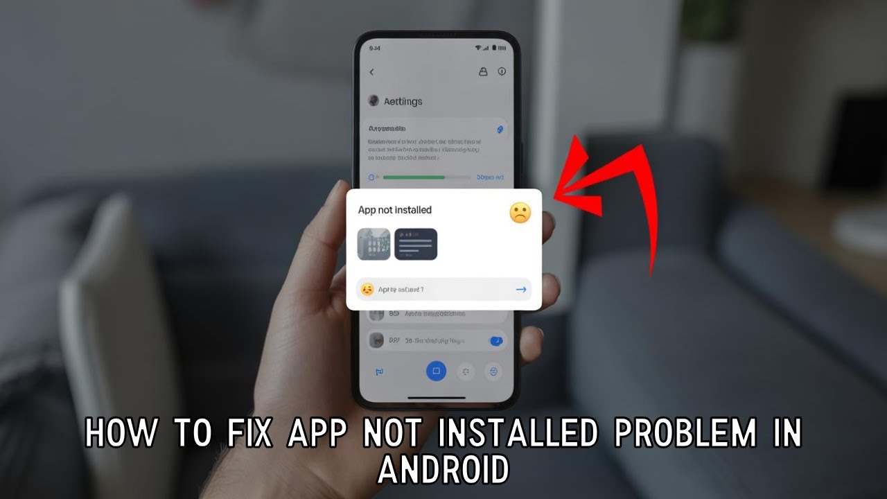 How to Fix App Not Installed Problem in Android 2025 - YouTube