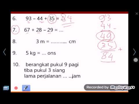 Matematika Sd Kelas 2 6 Berhitung Soal Cerita Youtube