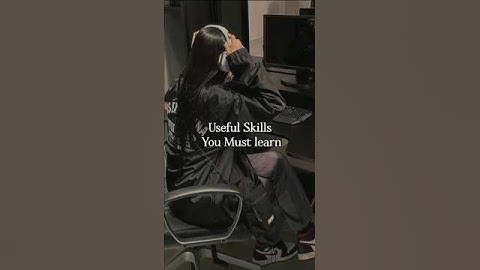 Useful skills you must learn at home🎀 #aesthetic #skills #skillsforfuture #shorts #shortvideos