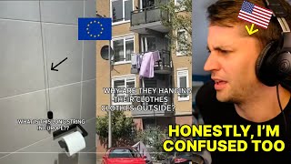 American reacts to Confused Americans in Europe TikToks