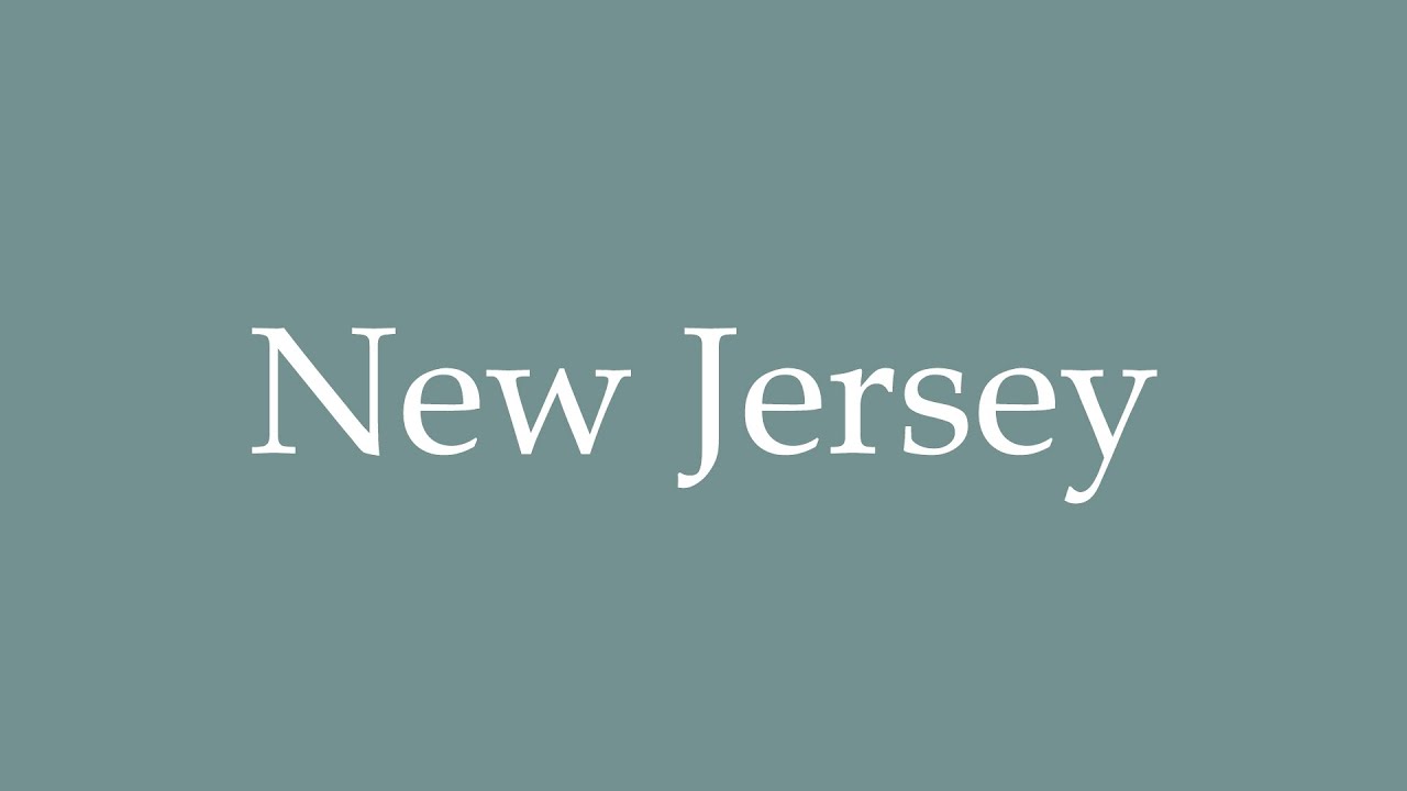 How to Pronounce ''New Jersey'' Correctly in French YouTube