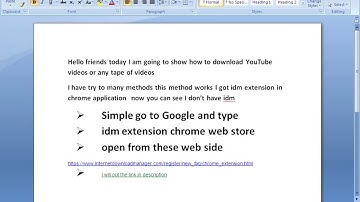 How to Add IDM Extension to Chrome Browser Manually - 2019 New Method