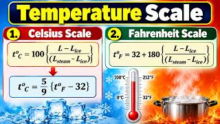 Temperature Scale | Celsius & Fahrenheit Conversion | Thermodynamics | GATE & SSC JE