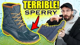 Surprisingly Terrible Sperry Boot
