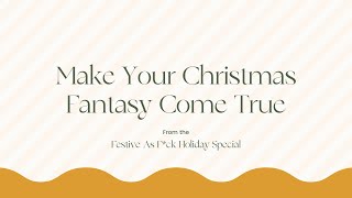 Make Your Christmas Fantasy Come True | Author & Life Coach Susan Hyatt