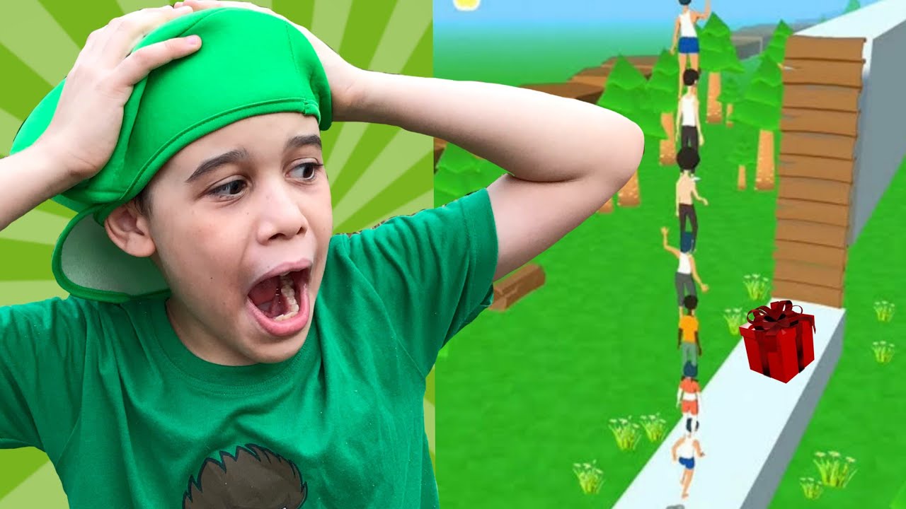 TENTE NAO DEIXAR CAIR A TORRE DE PESSOAS - Jogo TOWER RUN