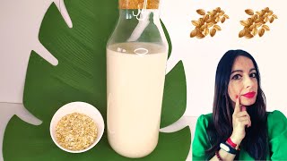 HOMEMADE OAT MILK RECIPE How to make OAT MILK with INSTANT OATSOAT DRINK