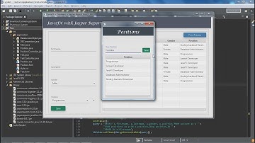 05 JavaFX CRUD with Jasper Report -  Insert and Retrieve data to Tableview