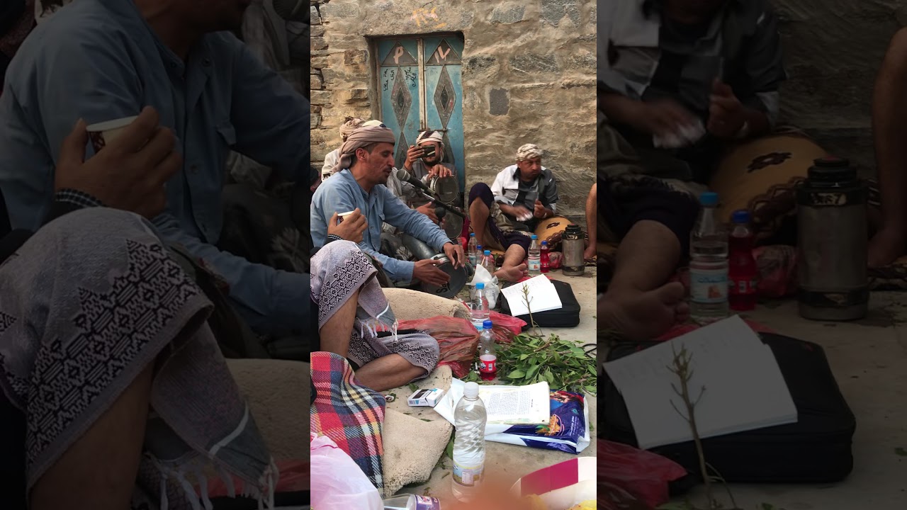 جلسة عود مع الفنان صالح المولعي في حمام شرعه (يانسيم الصباح سلم على حزب الاصلاح )