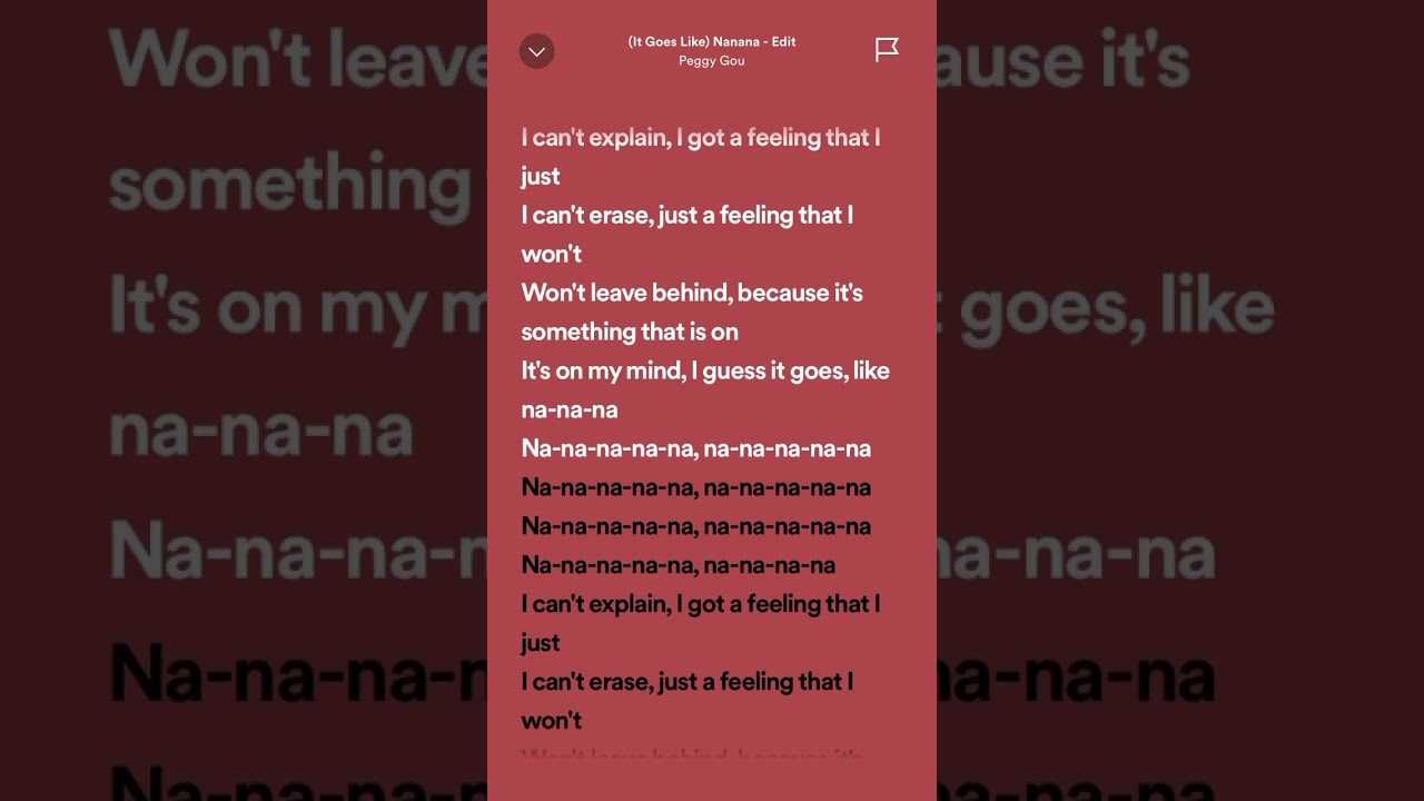 Peggy Gou - (It Goes Like) Nanana (Edit) #hits #trending #spotifylyrics #tiktok #newmusic #shorts
