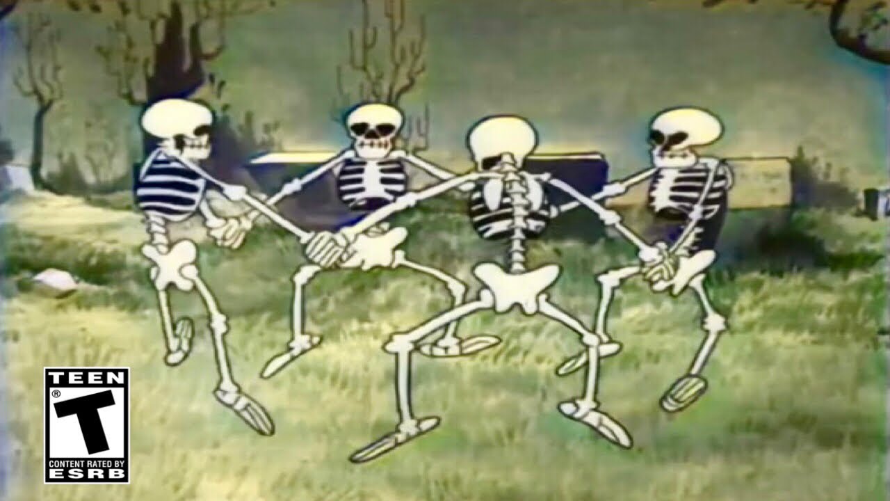 Fortnite Spooky Scary Skeletons Emote.. YouTube