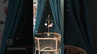 Six Clouds Baby Mobile- Neutral Nursery Decor