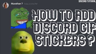 How to Add GIF Stickers on Discord - How to Add Stickers | Discord Tutorial Episode 1 #discord screenshot 4