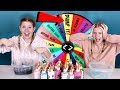 Mystery Wheel of DUMP IT Slime Challenge | Sis vs Sis | Taylor and Vanessa