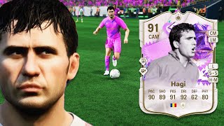 91 ULTIMATE BIRTHDAY ICON HAGI SBC PLAYER REVIEW | EA FC 24 ULTIMATE TEAM