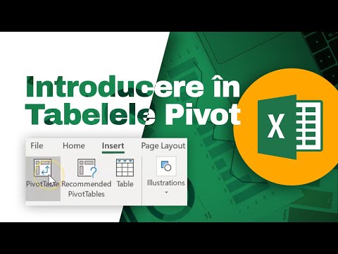 Introducere in Tabelele Pivot din Excel