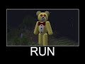 Evil Teddy in Minecraft wait what meme part 248