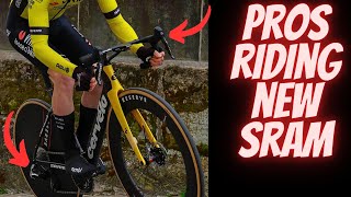 JUMBO and BORA Have Been Spotted riding with NEW SRAM!!