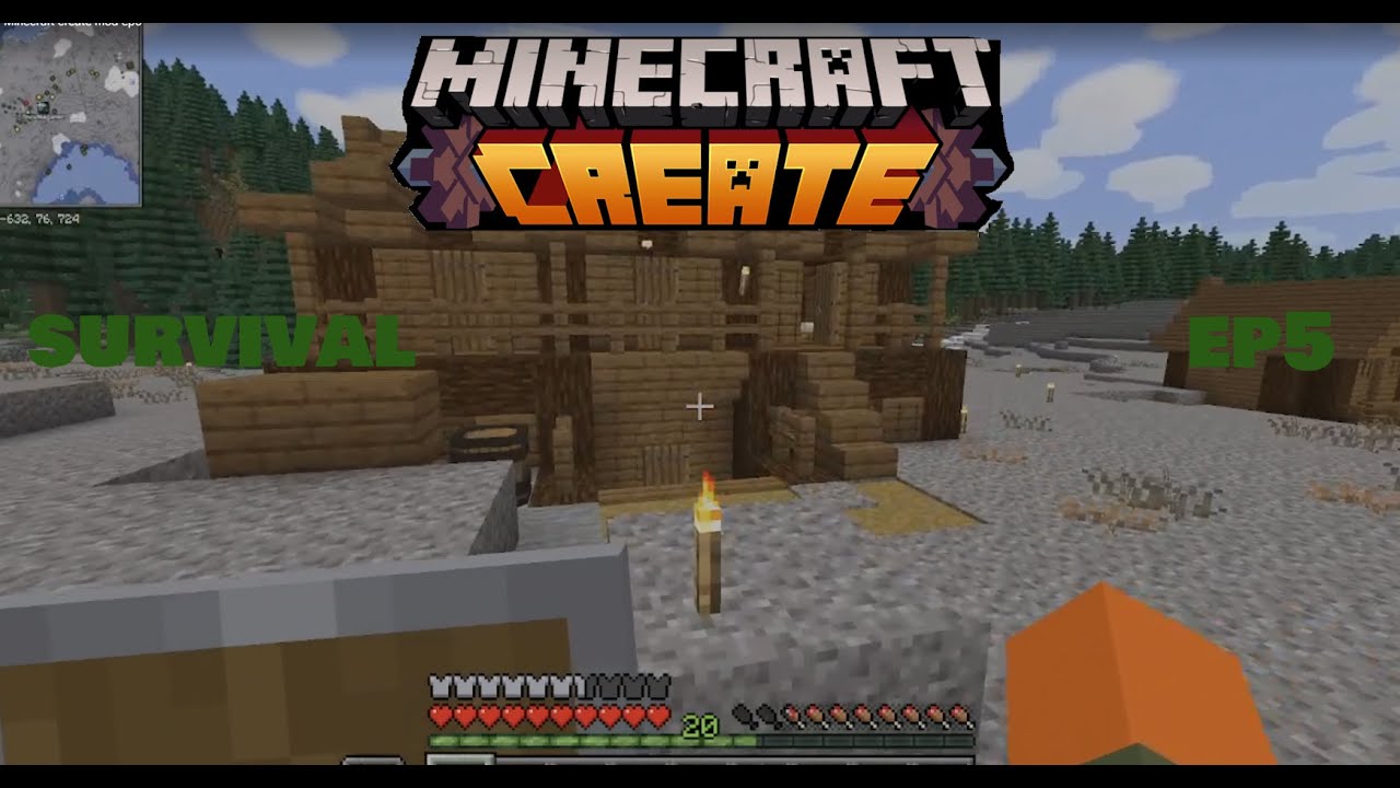 (building up the colony and making progress) Minecraft create mod ep5 ...