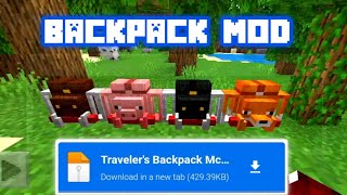 BackPack Mod for Minecraft PE 1.20/1.19#minecraft #minecraftmods #minecraftaddon screenshot 4