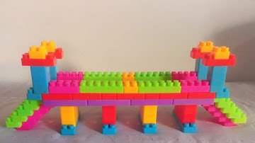Satisfying DIY ASMR | Bridge Building Blocks| lego Game | lego building Blocks