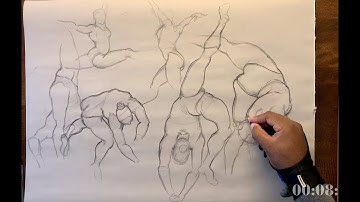 Drawing Dynamic Action Poses