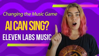 Can AI Really Sing? Text-to-Speech Breakthrough by ElevenLabs Music!