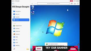 ES File Explorer’de Windows 7 Çalıştırmak