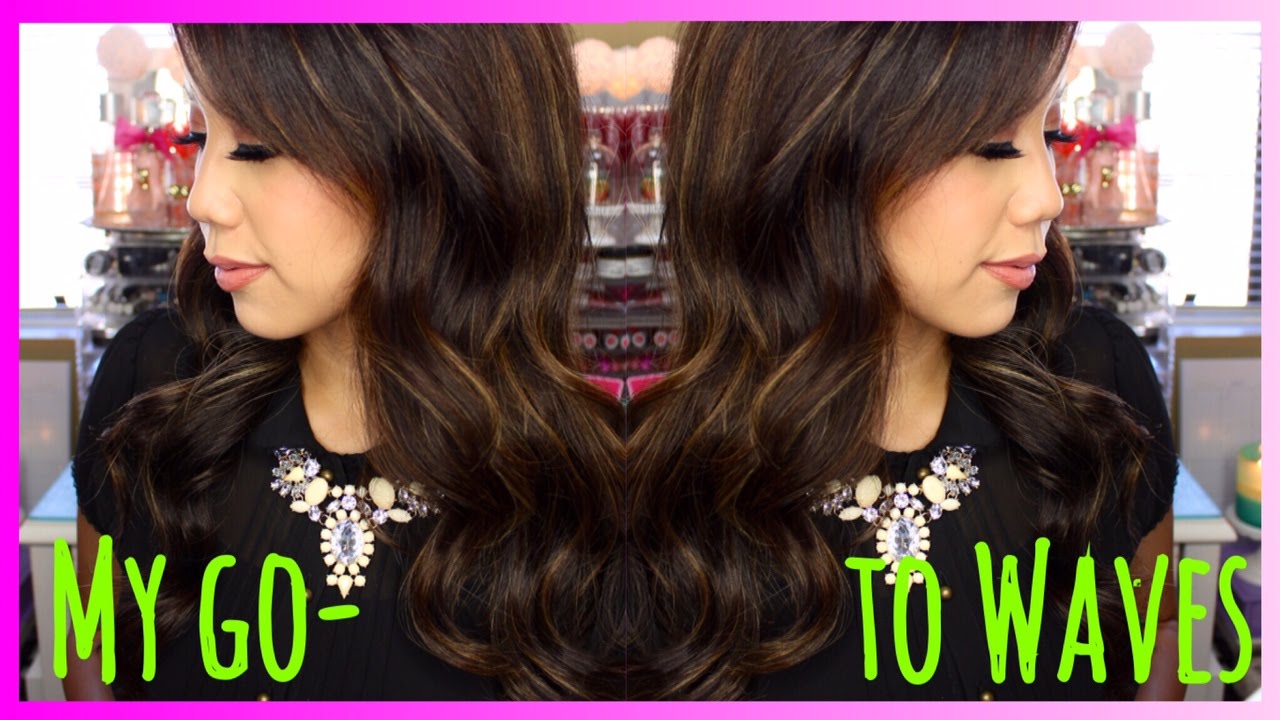 My Go-To Waves | How to Wavy Hair Tutorial - YouTube