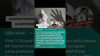 Maa syaa Allah maju terus Pak Ali Yusron dalam menegakkan keadilan