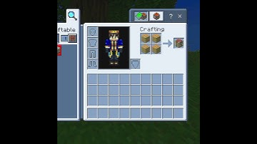 how to create by crafting table||Minecraft crafting table kaise banaen