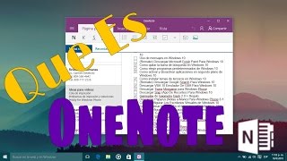 Que es y Para Que se Utiliza OneNote