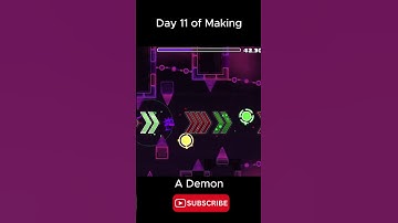 Day 11 of Making a #Demon in #geometrydash